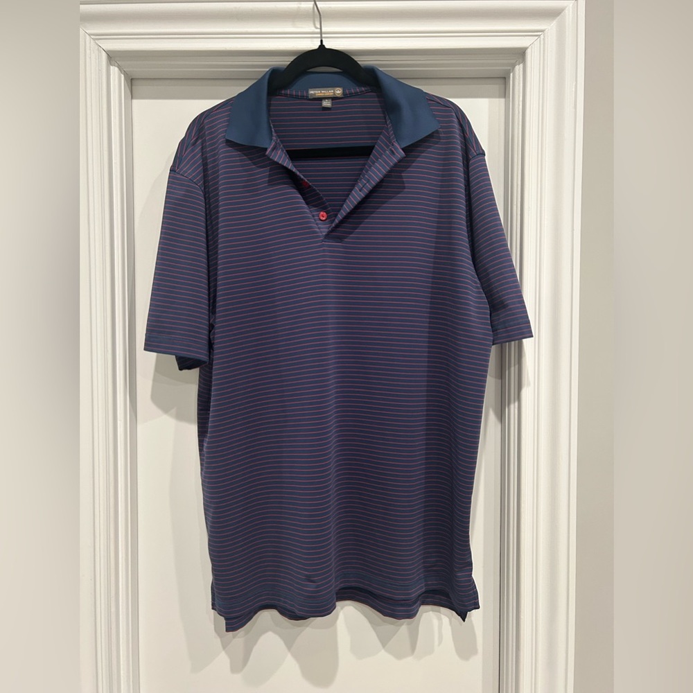 Peter Millar Men's Striped Golf Shirt